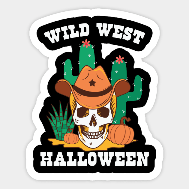 Wild West Halloween Sticker by ReeseClaybro